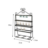 4 Layer Earring Holder Stand Jewelry Display Metal