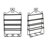 4 Layer 112 Holes Earring Holder Stand Jewelry Display Rack Metal