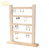4 Layer Earrings Rack Bracelets Jewelry Display Organizer Stand
