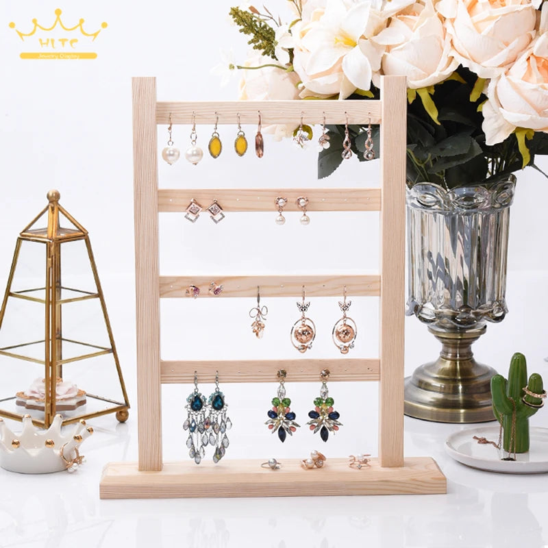 4 Layer Earrings Rack Bracelets Jewelry Display Organizer Stand