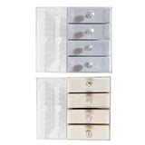 4 Layer Jewelry Storage Box Vertical Jewelry Stand for Rings Necklaces