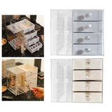 4 Layer Jewelry Storage Box Vertical Jewelry Stand for Rings Necklaces