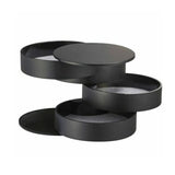 4 Layers Jewelry Storage Box Multilayer 360 Degree Rotate Jewelry Organizer