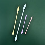 4 Mini Silicone Makeup Spatulas Thin Spatula Set for Jars and Bottles