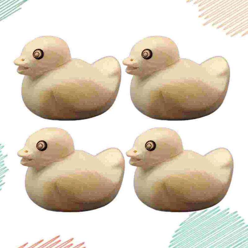 Natural Wooden Beads Duck Spacer Necklace Bracelets Charms DIY Jewelry Making