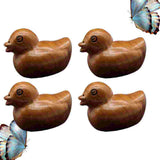 Natural Wooden Beads Duck Spacer Necklace Bracelets Charms DIY Jewelry Making