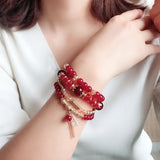 Bohemian Crystal Bracelet Set for Women