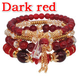 Bohemian Crystal Bracelet Set for Women