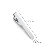 4 PCS Boxed Tie Clip Set For Men Wedding Guests Metal Shirt Cufflinks