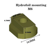 FoilMount Size M6 and Hydrofoil Screw Mounting T-Nuts x4 for Hydrofoil Tracks