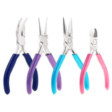 4 PCS Jewelry Plier Tools Set with Needle Nose Pliers for DIY Jewelry Making