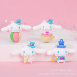 Circus Drip Rubber Big Ears Dog DIY Doll Ornaments