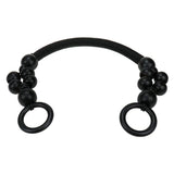 Set of 4 Wooden Purse Handles with Beads, Bag Making Handle Replacement