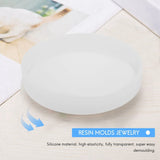 4 Pack Big Round Coaster Silicone Mold, 3.94 Inch Diameter, Resin Cement Casting