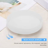 4 Pack Round Coaster Silicone Mold, 3.94Inch Diameter, Resin/Cement Casting