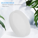 4 Pack Big Round Coaster Silicone Mold, 3.94 Inch Diameter, Resin Cement Casting