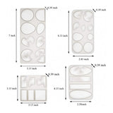 4 Pack Island Necklace Gem Pendant Epoxy Mould
