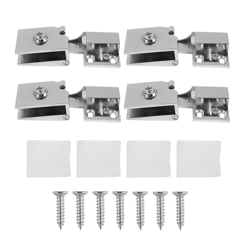 Glass Door Hinges 4 Pack Cabinet Wine Display Hinge