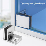 Glass Door Hinges 4 Pack Cabinet Wine Display Hinge