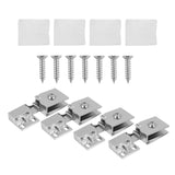 Glass Door Hinges 4 Pack Cabinet Wine Display Hinge