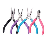 4 Pack Jewelry Pliers Kit for Wire Wrapping Earring Craft
