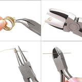 4 Pack Jewelry Pliers Kit for Wire Wrapping Earring Craft