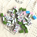 4 Pack Mahjong Nail Moulds Epoxy Resin Casting Moulds for DIY Crafts