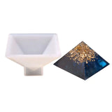 4 Pack Pyramid Cone Silicone Resin Casting Jewelry Molds Home Decoration