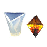 4 Pack Pyramid Cone Silicone Resin Casting Jewelry Molds Home Decoration