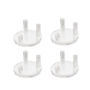 4 Pack 1.9Inch Acrylic Rock Display Stand for Rocks, Minerals