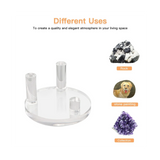 4 Pack 1.9Inch Acrylic Rock Display Stand for Rocks, Minerals