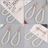Beaded Keyring Wristlet Charm Bracelet Bag Decoration Keychain