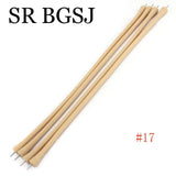 4 Pcs Beige Red DIY Rubber Cord Stretch Wire for Bracelet 7inch