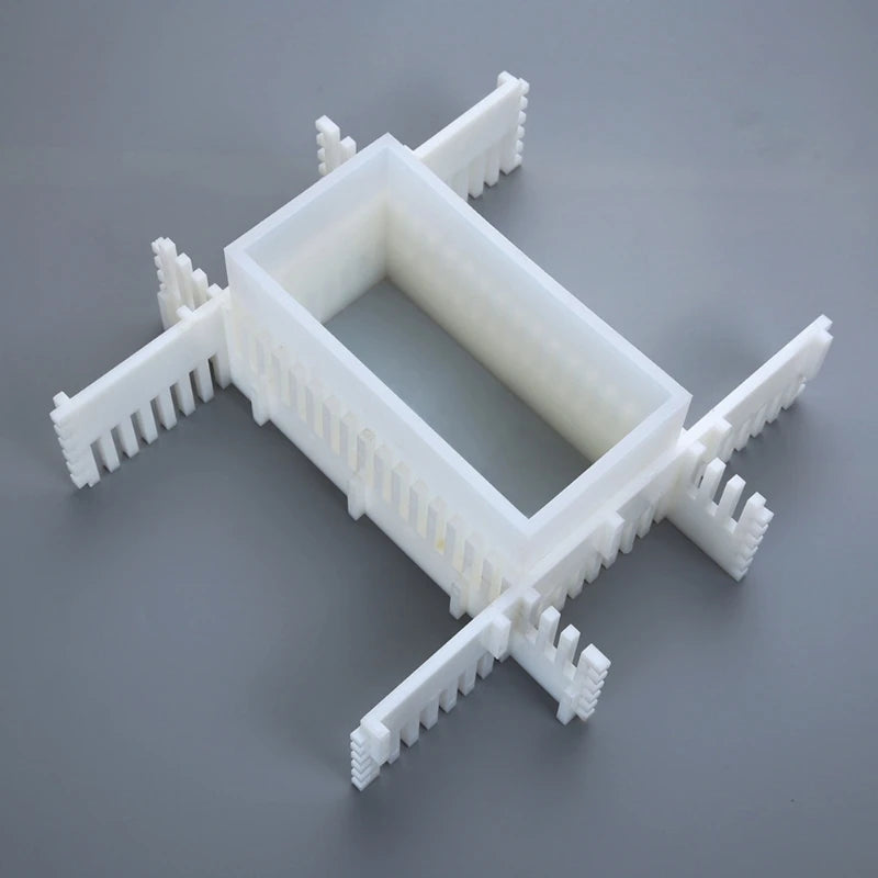 Rectangular Incense Box Silicone Mold Fixing Frame Set for DIY Jewelry Crafts