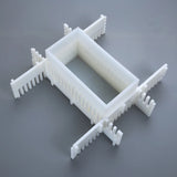 4 Pcs Silicone Mold Fixed Frame Incense Box Resin Mould Holder