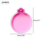 4 Pcs Christmas Ball Pendant UV Epoxy Resin Molds DIY Crafts Jewelry Mold