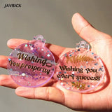 4 Pcs Christmas Ball Pendant UV Epoxy Resin Molds DIY Crafts Jewelry Mold