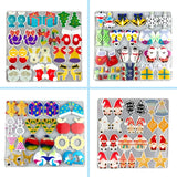 4 Pcs Christmas Earrings Resin Mold DIY