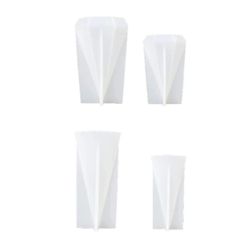 4 Pcs Silicone Resin Molds for Cone Ring Holder DIY Christmas Decoration