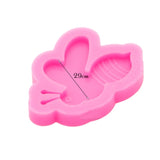 4 Pcs Bee Keychain UV Epoxy Resin Molds DIY Honeybee Pendant Silicone Mould