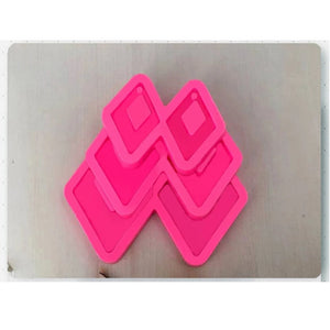 4 Pcs Earrings Resin Molds DIY Jewelry Making Tools