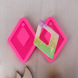 4 Pcs Earrings Resin Mold Ear Pendant Silicone Mould DIY Crafts