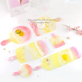 4 Pcs Small Tray Silicone Molds Epoxy Resin Round Square Ornament Making Tool