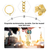 4 Pcs Equestrian Keychain Rings Zinc Alloy Horse Racing Model