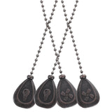 Ceiling Fan Zipper Lamp Pull Chains, Set of 4