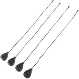 Ceiling Fan Zipper Lamp Pull Chains, Set of 4