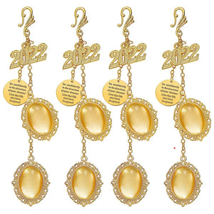 4 Pcs Graduation Cap Memorial Photo Chain Charms DIY Graduate Memorial Pendant