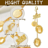 4 Pcs Graduation Cap Memorial Photo Chain Charms DIY Graduate Memorial Pendant
