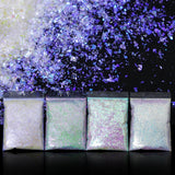 4 Pcs Iridescent Glitter Resin Flakes Epoxy Resin Shaker Filler DIY Sequins