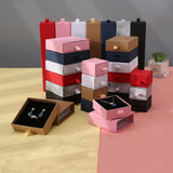 4 Pcs Jewelry Box Earrings Rings Necklace Storage Case - Wedding Gift